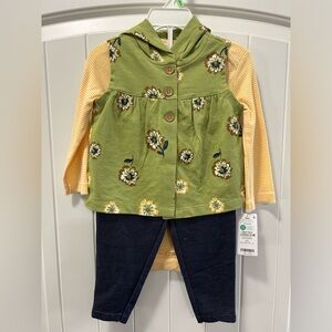 NWT Carter’s 18 Month 3 Piece Set Baby Girl Outfit
